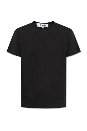 DOLCE & GABBANA ロンクスリフ クランタットネック Tシャツ Black T-shirt with embroidered logo Dolce & Gabbana - Vitkac AS